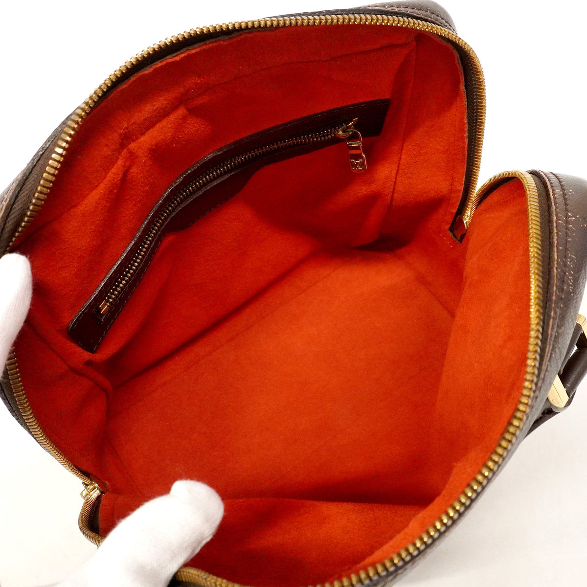 【6hb0117】ルイヴィトン ハンドバッグ ダミエ ブレラ N51150 エベヌ【中古】レディース