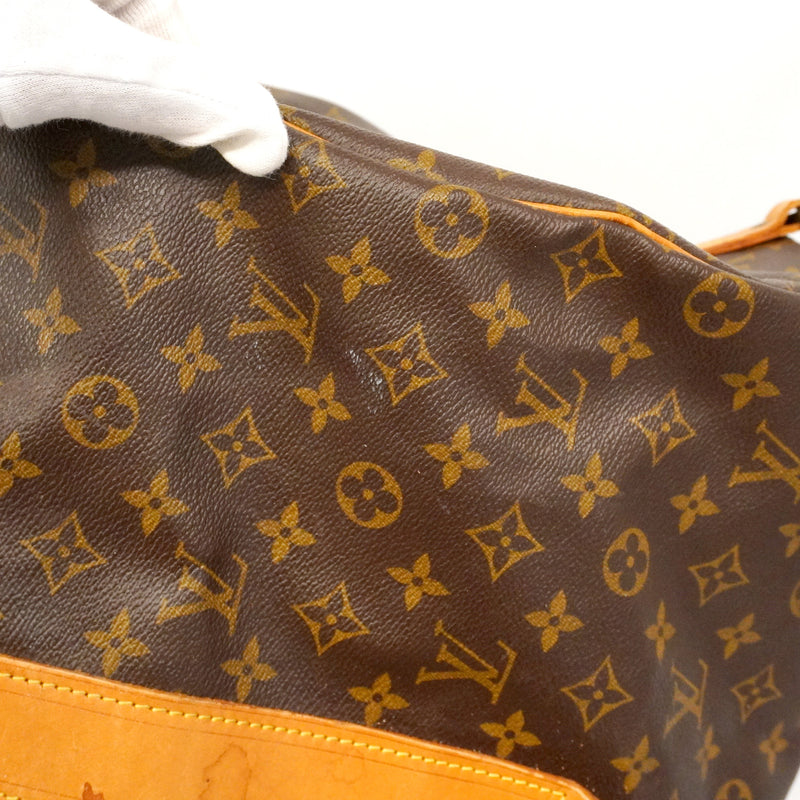 【6hb0126】ルイヴィトン ボストンバッグ モノグラム サックポロション M41222 ブラウン【中古】メンズ レディース ユニセックス