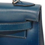 【6hb0128】エルメス ハンドバッグ ケリー28 ボックスカーフ コルヴェール シルバー金具 □L刻印 2wayバッグ【中古】レディース
