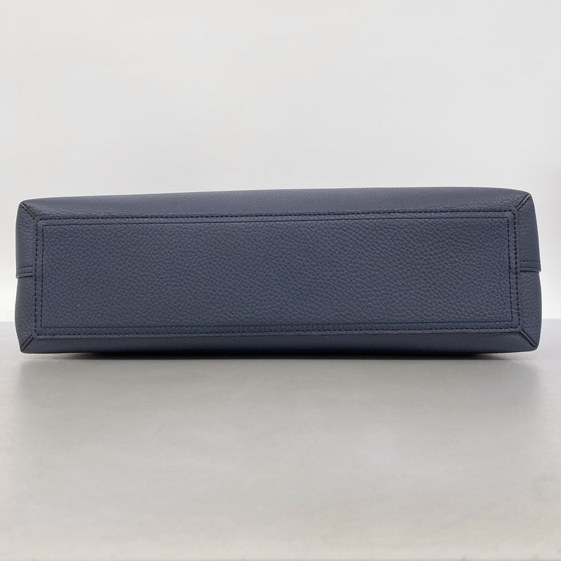 【6hb0129】ルイヴィトン トートバッグ トリヨン カバヴォワヤージュNV M53240 ネイビー【中古】メンズ