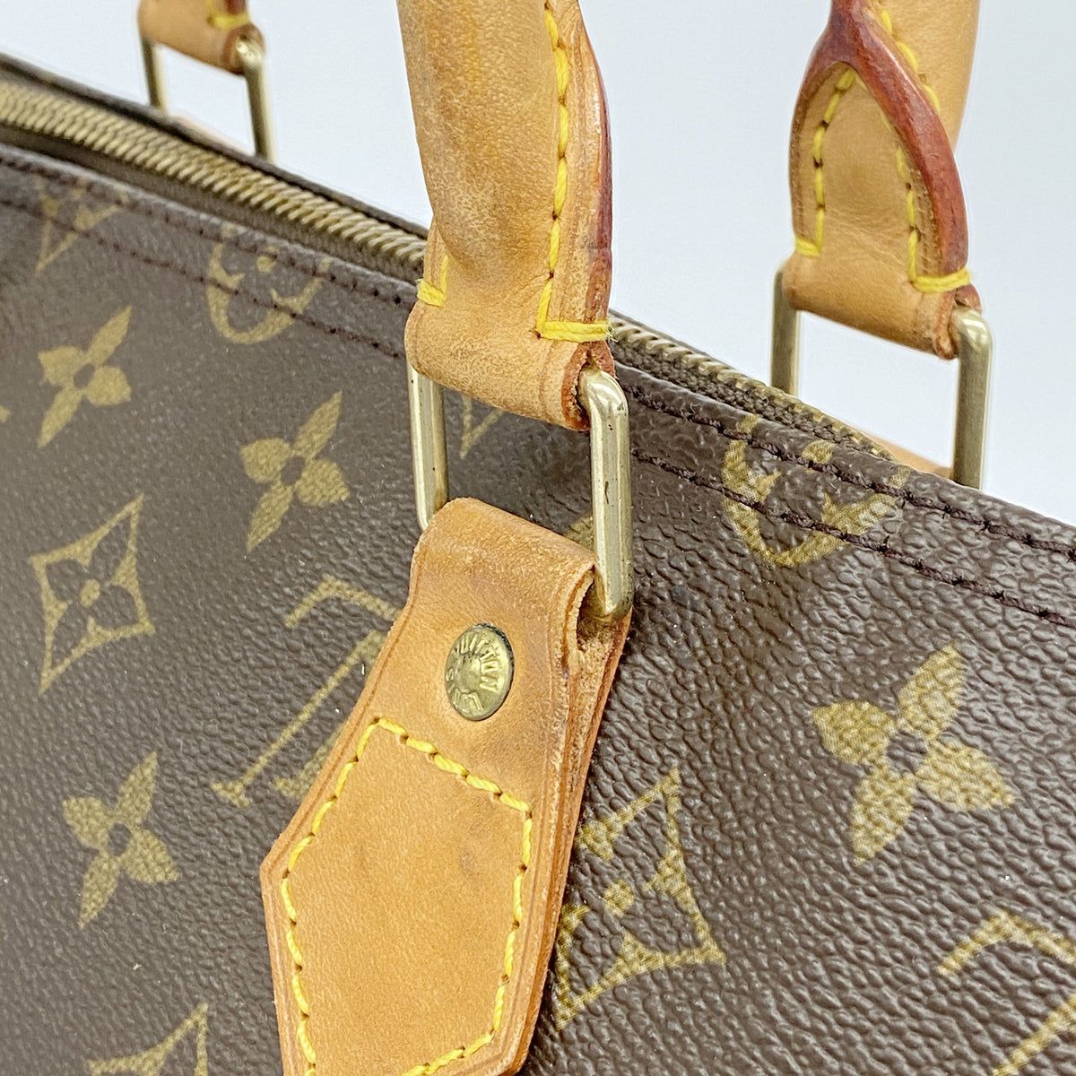 【6hb0132】ルイヴィトン ハンドバッグ モノグラム スピーディ35 M41107 ブラウン【中古】レディース