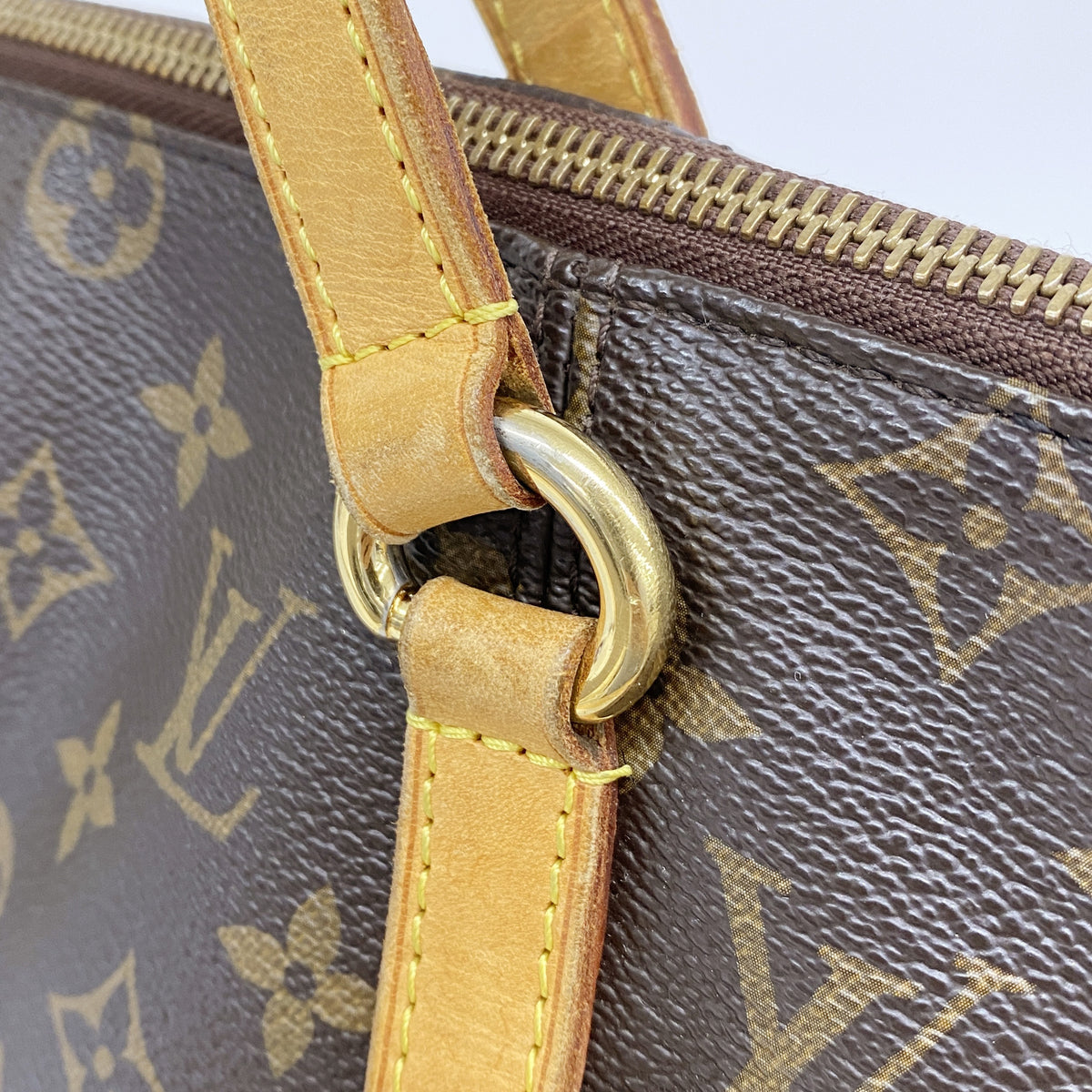 【6hb0134】ルイヴィトン トートバッグ モノグラム トータリーPM M41016 ブラウン【中古】レディース