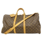 【6hb0136】ルイヴィトン ボストンバッグ モノグラム キーポルバンドリエール55 M41414 ブラウン【中古】メンズ レディース ユニセックス