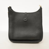 【6hb0137】エルメス ショルダーバッグ エヴリン1GM アルデンヌ ブラック ゴールド金具 〇Z刻印【中古】レディース