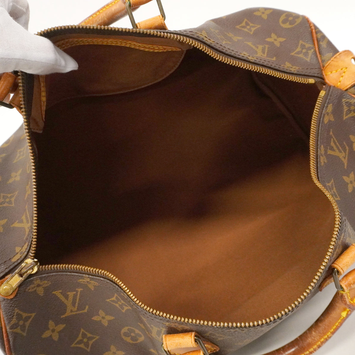【6hb0142】ルイヴィトン ハンドバッグ モノグラム スピーディ40 M41106 ブラウン【中古】レディース