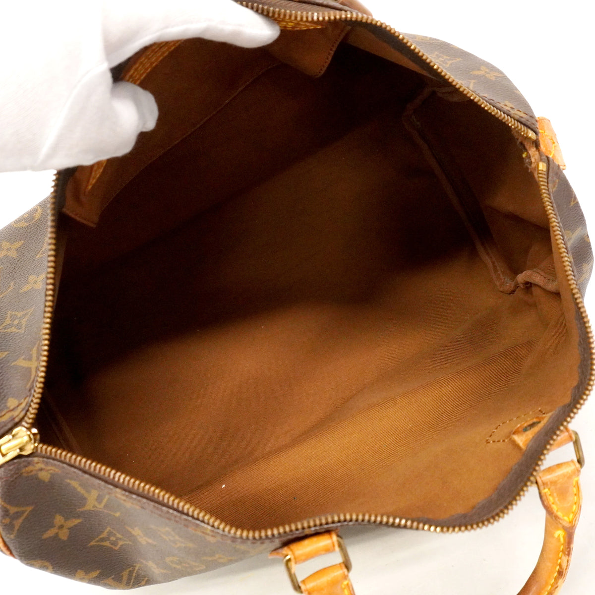 【6hb0143】ルイヴィトン ハンドバッグ モノグラム スピーディ40 M41106 ブラウン【中古】レディース