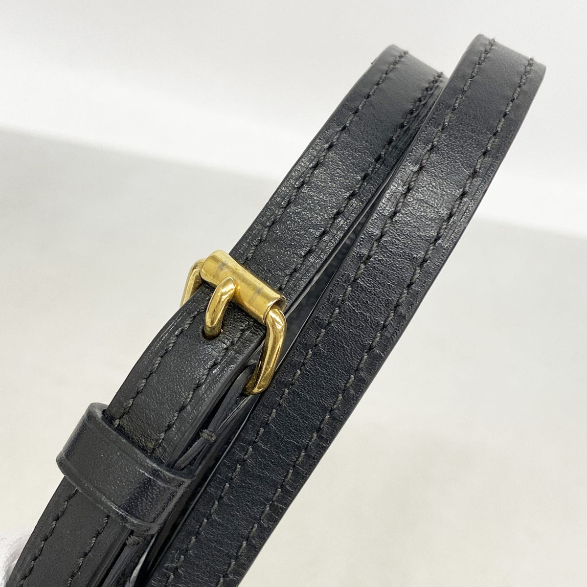 【6hb0146】ルイヴィトン ショルダーバッグ モノグラム・リバース トランククラッチ M43596 ブラウン ブラック【中古】レディース