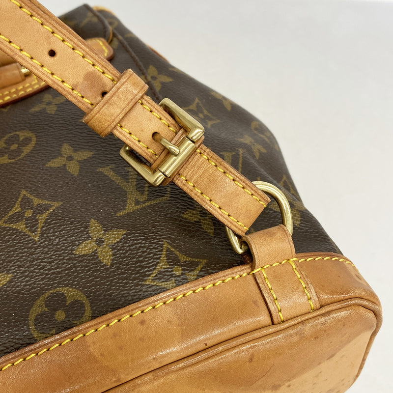 【6hb0147】ルイヴィトン リュック・デイパック モノグラム ミニモンスリ M51137 ブラウン【中古】レディース