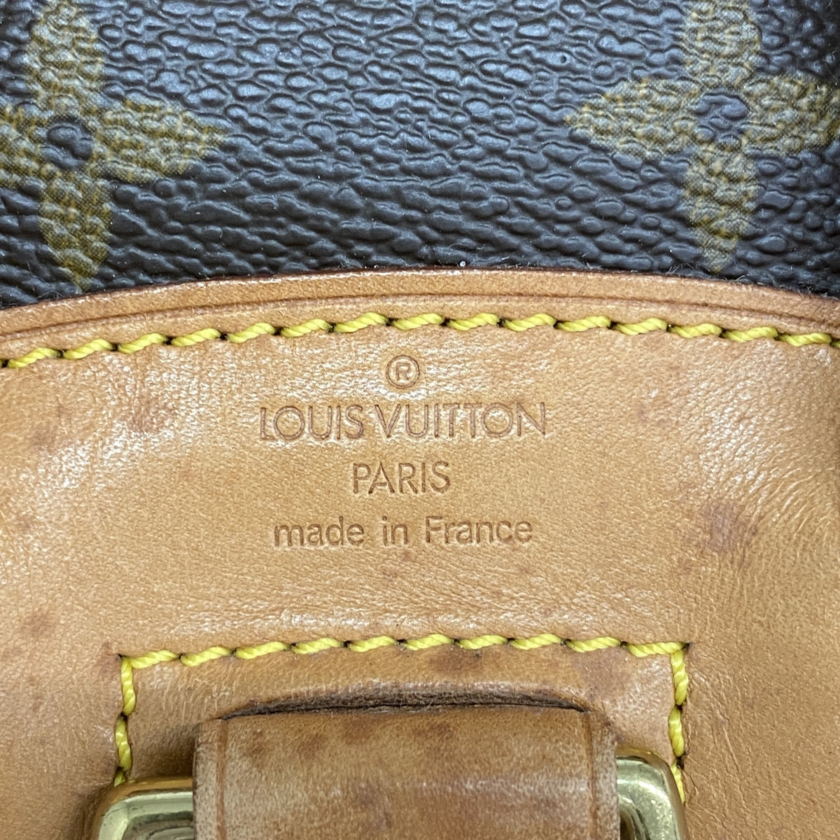 【6hb0147】ルイヴィトン リュック・デイパック モノグラム ミニモンスリ M51137 ブラウン【中古】レディース