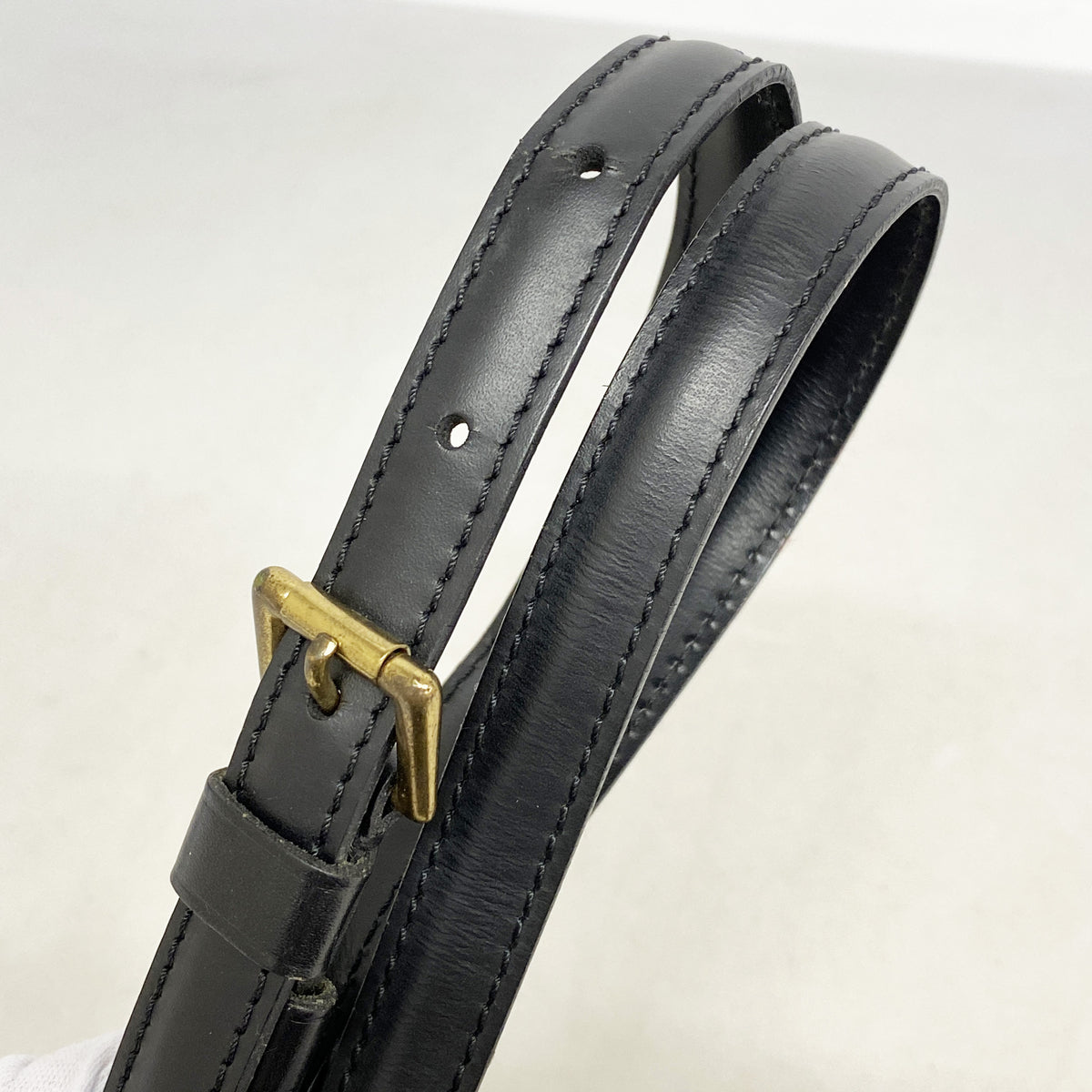 【6hb0150】ルイヴィトン ショルダーバッグ エピ トロカデロ27 M52302 ノワール【中古】レディース