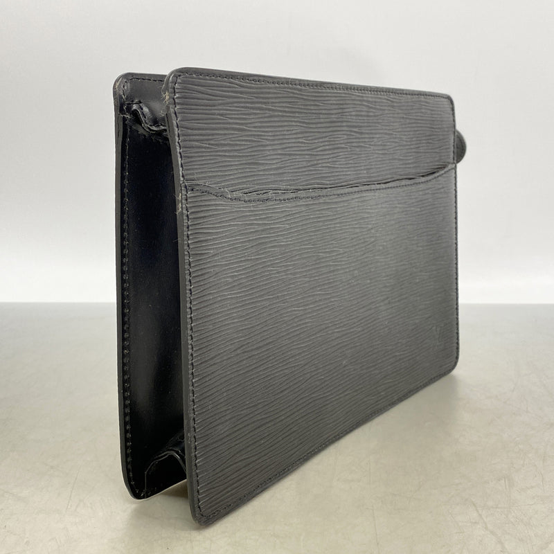 【6hb0151】ルイヴィトン クラッチバッグ エピ ポシェットオム M52522 ノワール【中古】メンズ