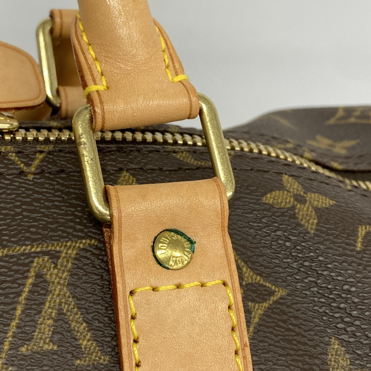 【6hb0162】ルイヴィトン ボストンバッグ モノグラム キーポル50 M41426 ブラウン【中古】メンズ レディース ユニセックス