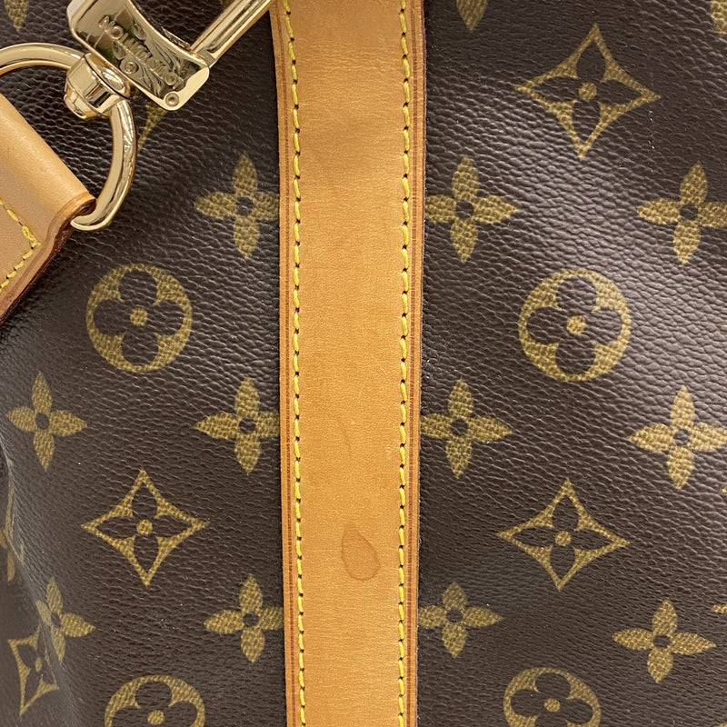 【6hb0163】ルイヴィトン ボストンバッグ モノグラム キーポルバンドリエール50 M41416 ブラウン【中古】メンズ レディース ユニセックス