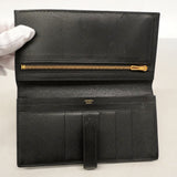 【6hb0173】エルメス 長財布 ベアンスフレ ヴォーエプソン ブラック ゴールド金具 Y刻印【中古】レディース