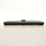 【6hb0173】エルメス 長財布 ベアンスフレ ヴォーエプソン ブラック ゴールド金具 Y刻印【中古】レディース