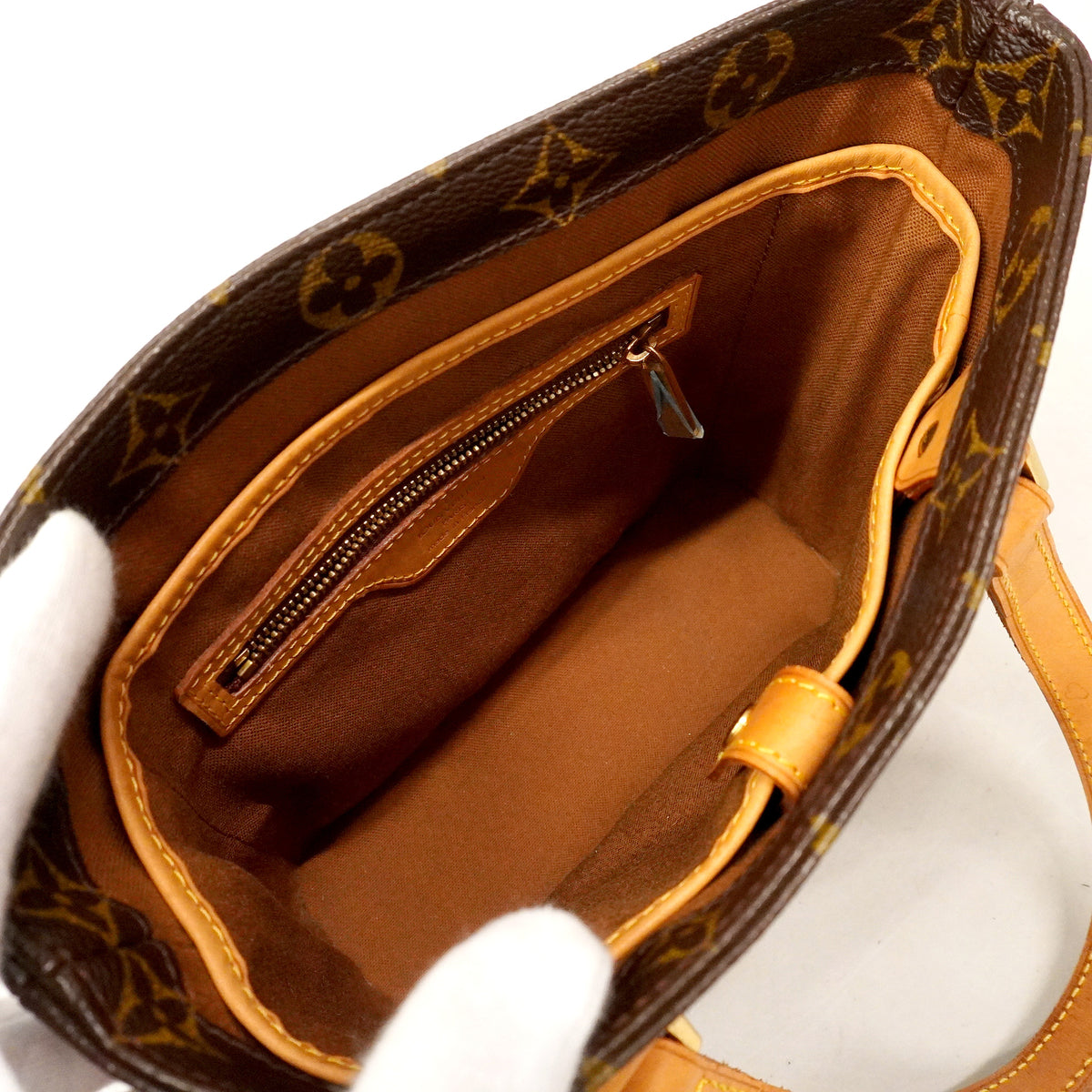 【6hb0176】ルイヴィトン ハンドバッグ モノグラム ヴィヴァンPM M51172 ブラウン【中古】レディース