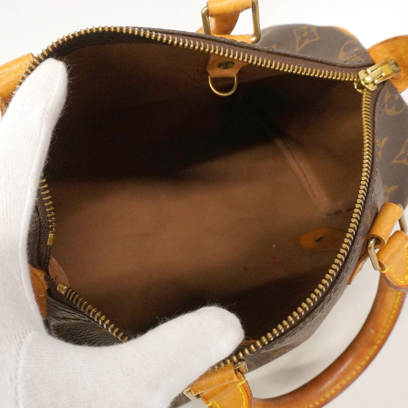 【6hb0178】ルイヴィトン ハンドバッグ モノグラム スピーディ25 M41109 ブラウン【中古】レディース