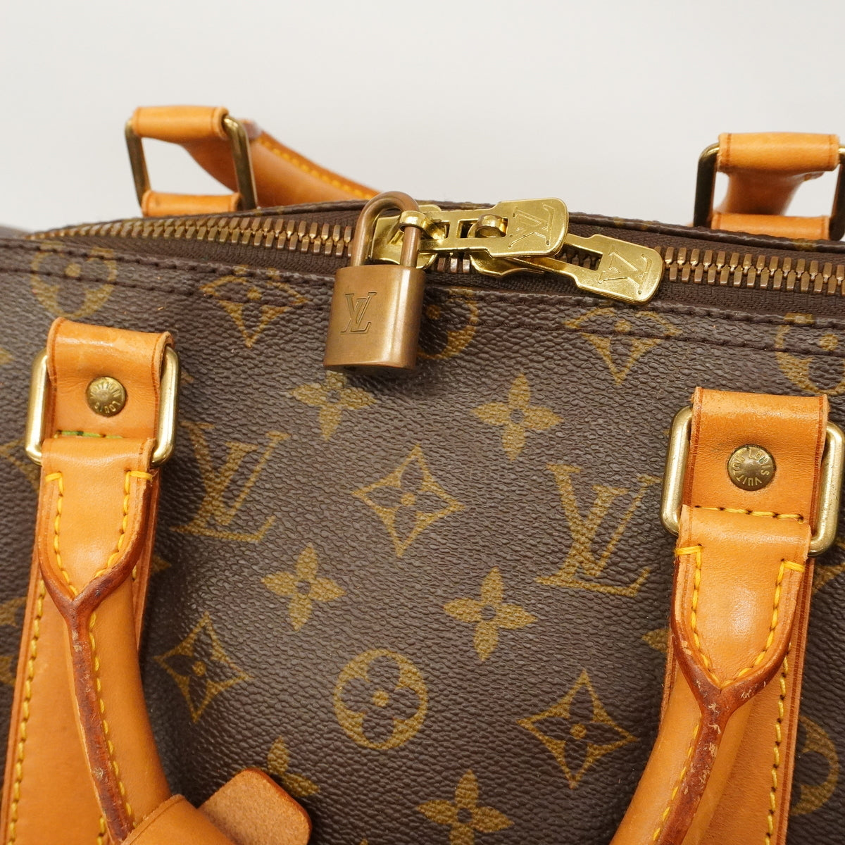 【6hb0179】ルイヴィトン ボストンバッグ モノグラム キーポル50 M41426 ブラウン【中古】メンズ レディース ユニセックス