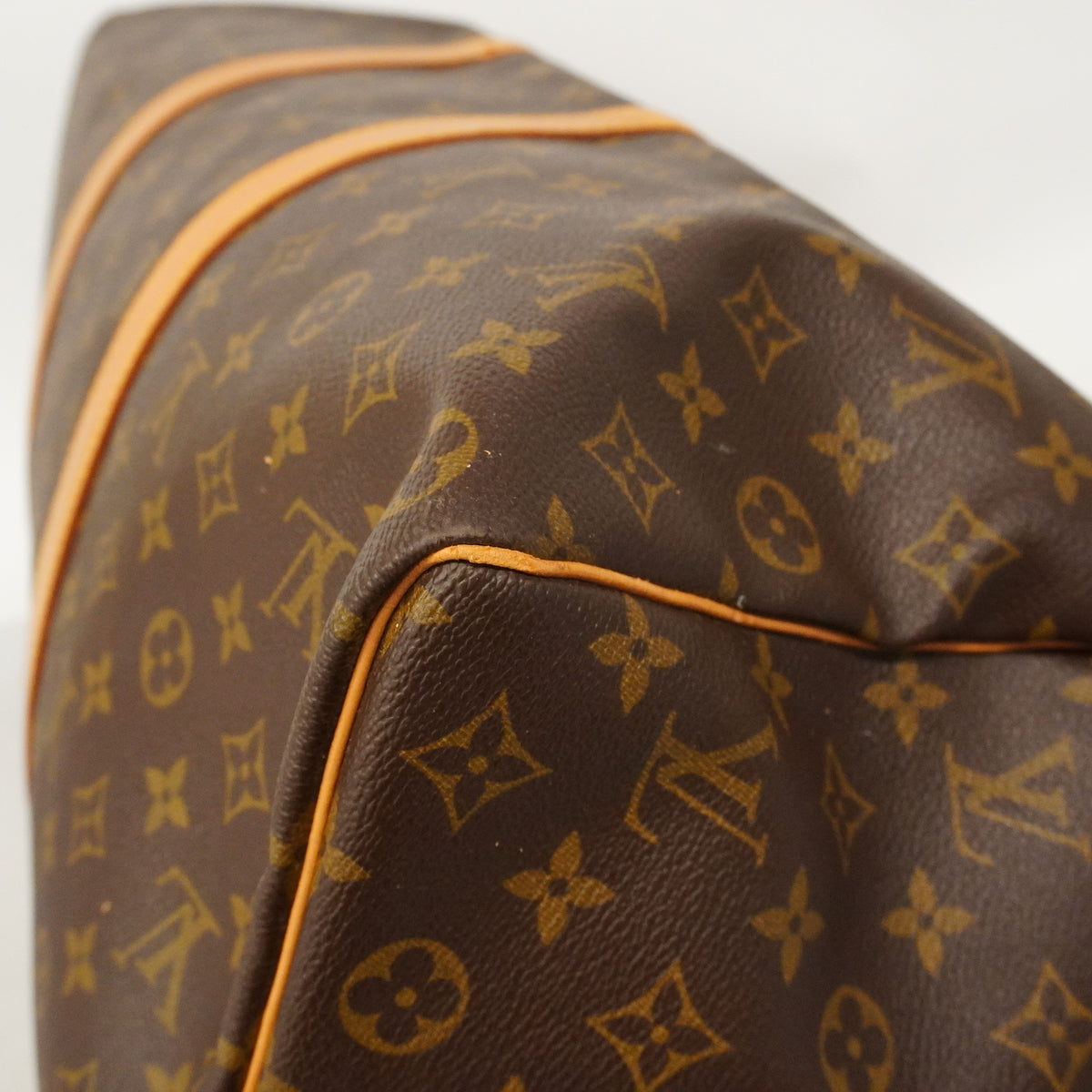 【6hb0179】ルイヴィトン ボストンバッグ モノグラム キーポル50 M41426 ブラウン【中古】メンズ レディース ユニセックス
