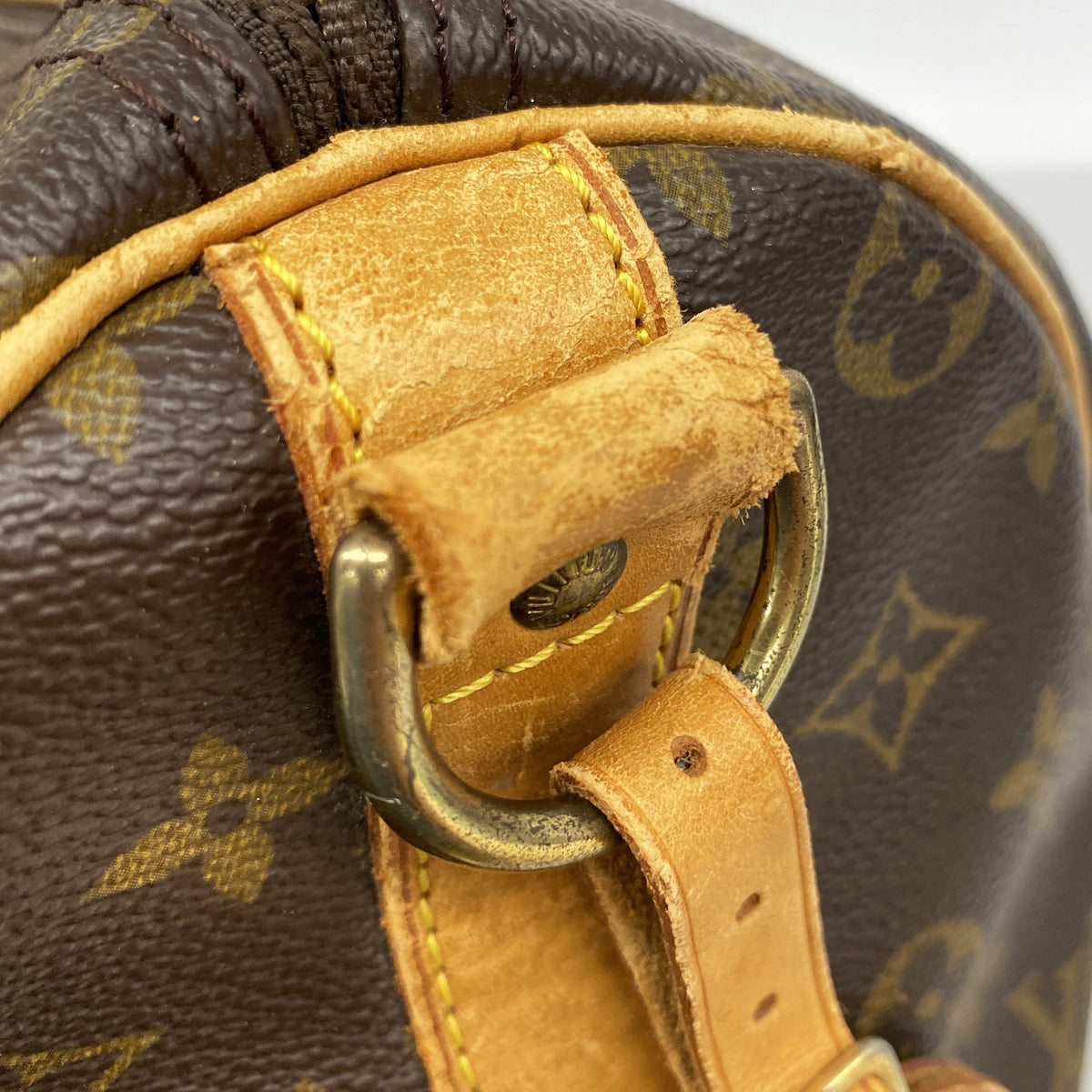 【6hb0184】ルイヴィトン ボストンバッグ モノグラム キーポルバンドリエール50 M41416 ブラウン【中古】メンズ レディース ユニセックス
