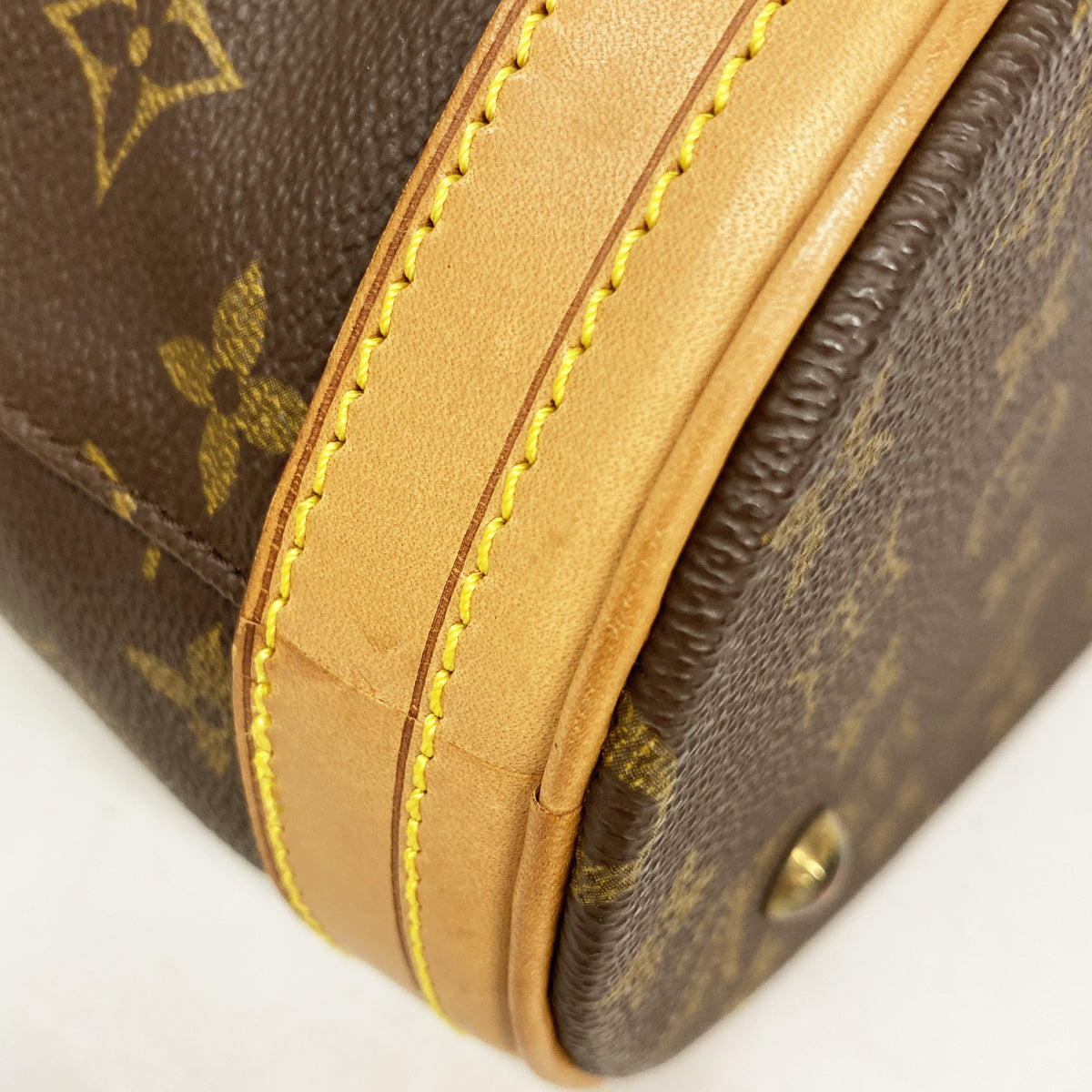 【6hb0186】ルイヴィトン トートバッグ モノグラム バケットPM M42238 ブラウン【中古】レディース