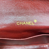 【6hb0204】シャネル ショルダーバッグ ミニマトラッセ チェーンショルダー ラムスキン ブラック ゴールド金具【中古】レディース