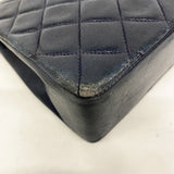 【6hb0204】シャネル ショルダーバッグ ミニマトラッセ チェーンショルダー ラムスキン ブラック ゴールド金具【中古】レディース