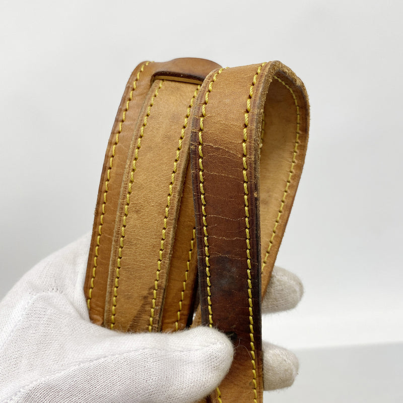 【6hb0210】ルイヴィトン ショルダーバッグ モノグラム ソミュール30 M42256 ブラウン【中古】レディース