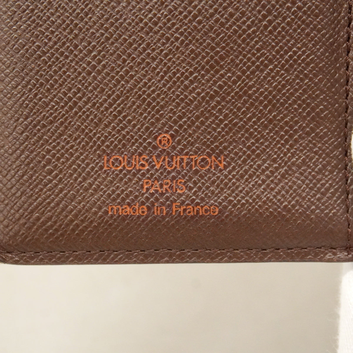 【6hb0219-h】ルイヴィトン 財布 ダミエ ポルトモネビエヴィエノワ N61664 エベヌ【中古】レディース