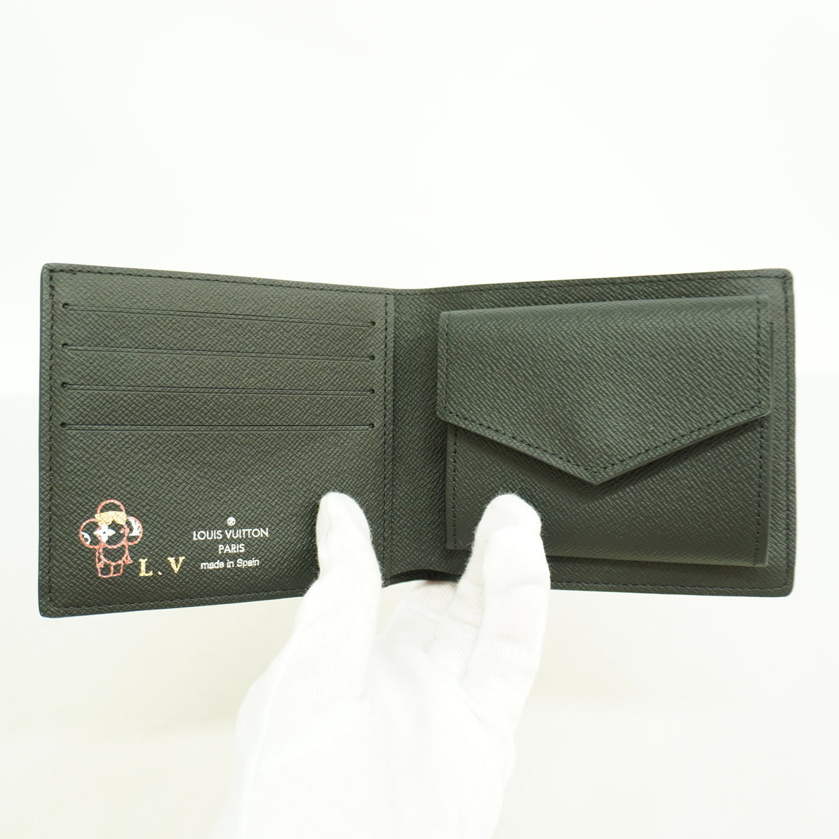 【6hb0228】ルイヴィトン 財布 モノグラム・エクリプス ポルトフォイユマルコNM M62545 ブラック【中古】メンズ