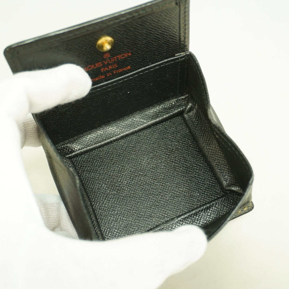 【6hb0229】ルイヴィトン コインケース エピ ポルトモネボワット M63692 ノワール【中古】メンズ
