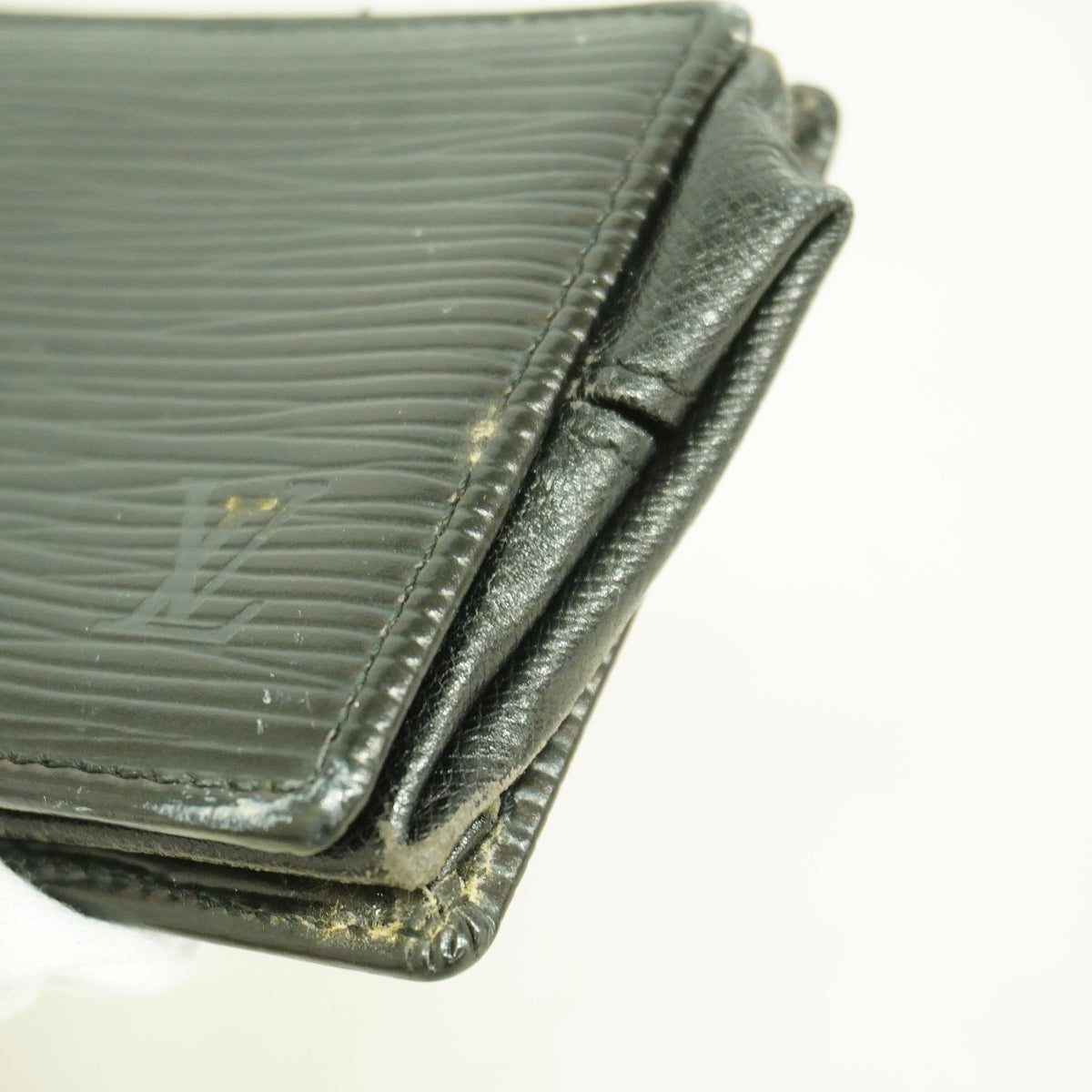 【6hb0229】ルイヴィトン コインケース エピ ポルトモネボワット M63692 ノワール【中古】メンズ
