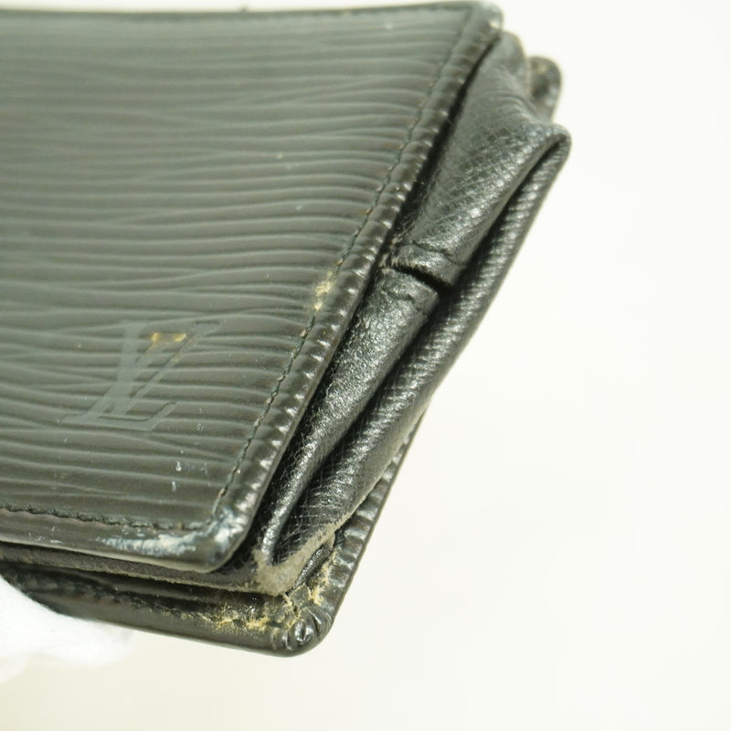 【6hb0229】ルイヴィトン コインケース エピ ポルトモネボワット M63692 ノワール【中古】メンズ