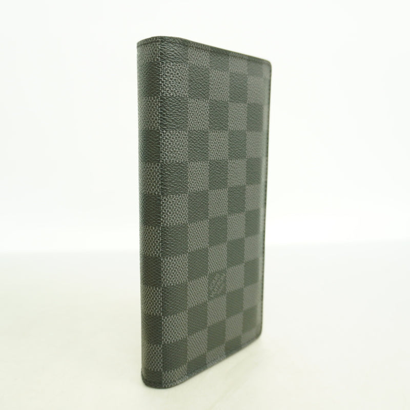 【6hb0236】ルイヴィトン 長財布 ダミエ・グラフィット ポルトフォイユブラザ N62665 ブラック グレー【中古】メンズ