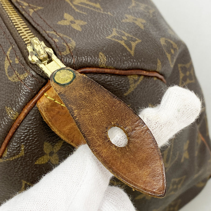 【6hb0257】ルイヴィトン ハンドバッグ モノグラム スピーディ35 M41107 ブラウン【中古】レディース