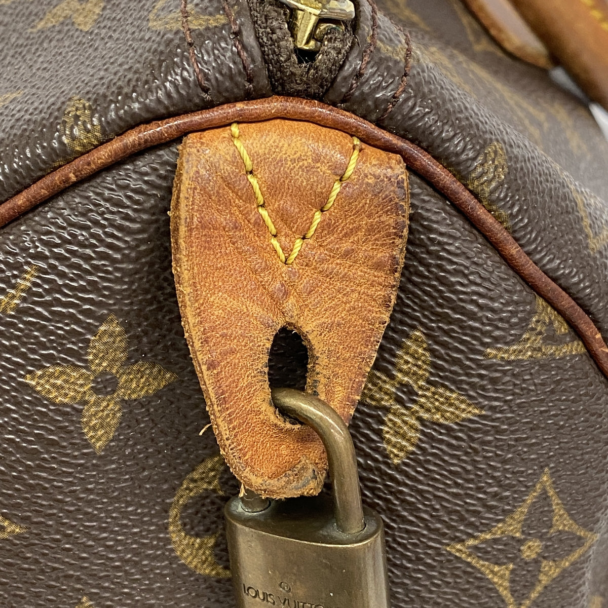 【6hb0257】ルイヴィトン ハンドバッグ モノグラム スピーディ35 M41107 ブラウン【中古】レディース