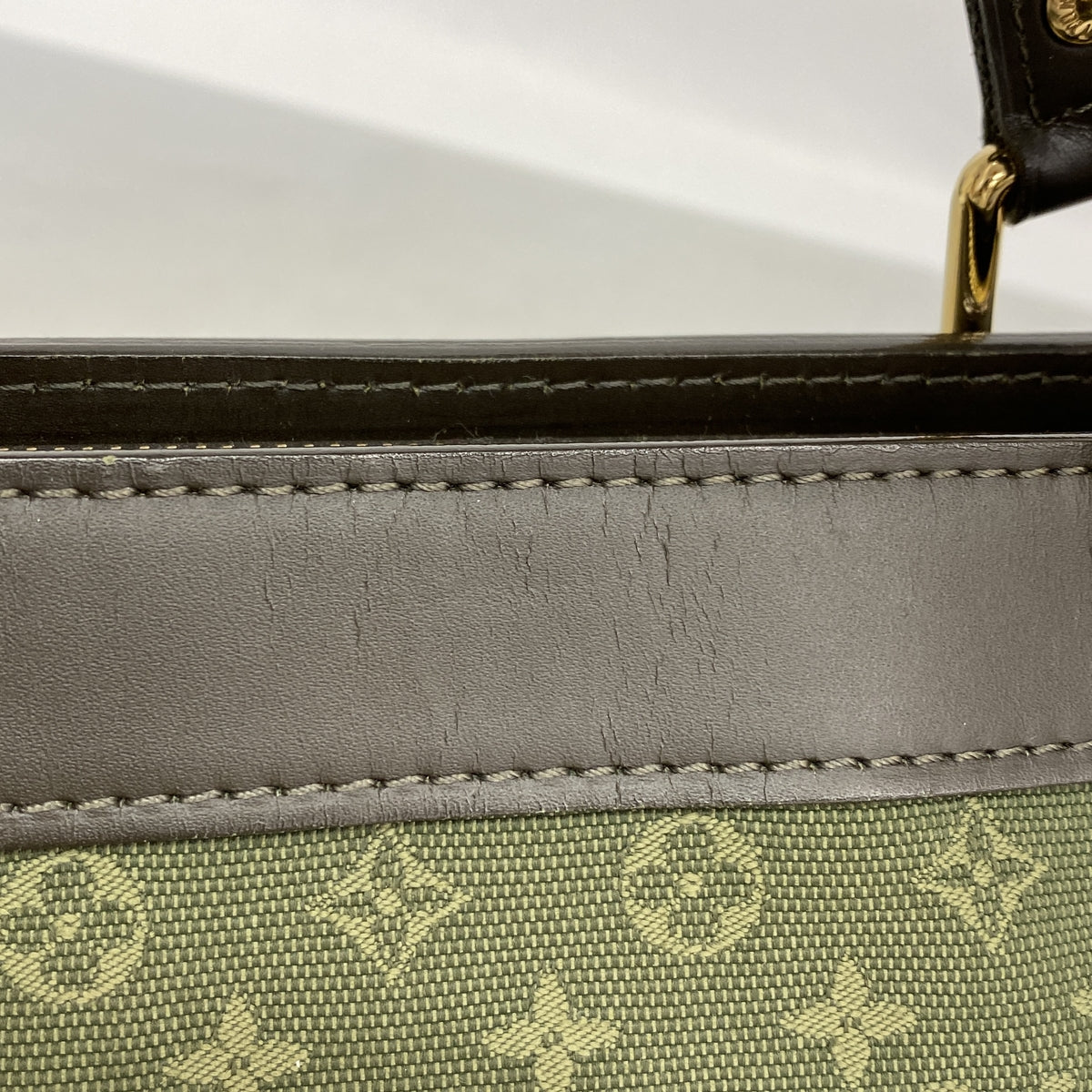 【6hb0264】ルイヴィトン ハンドバッグ モノグラム・ミニ ルシーユPM M92682 TSTカーキ【中古】レディース