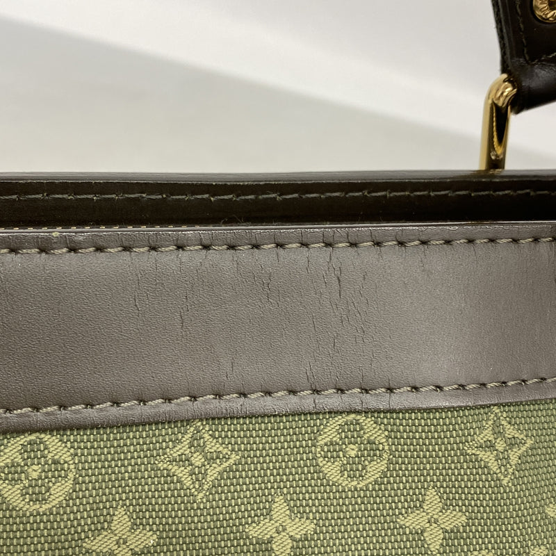 【6hb0264】ルイヴィトン ハンドバッグ モノグラム・ミニ ルシーユPM M92682 TSTカーキ【中古】レディース