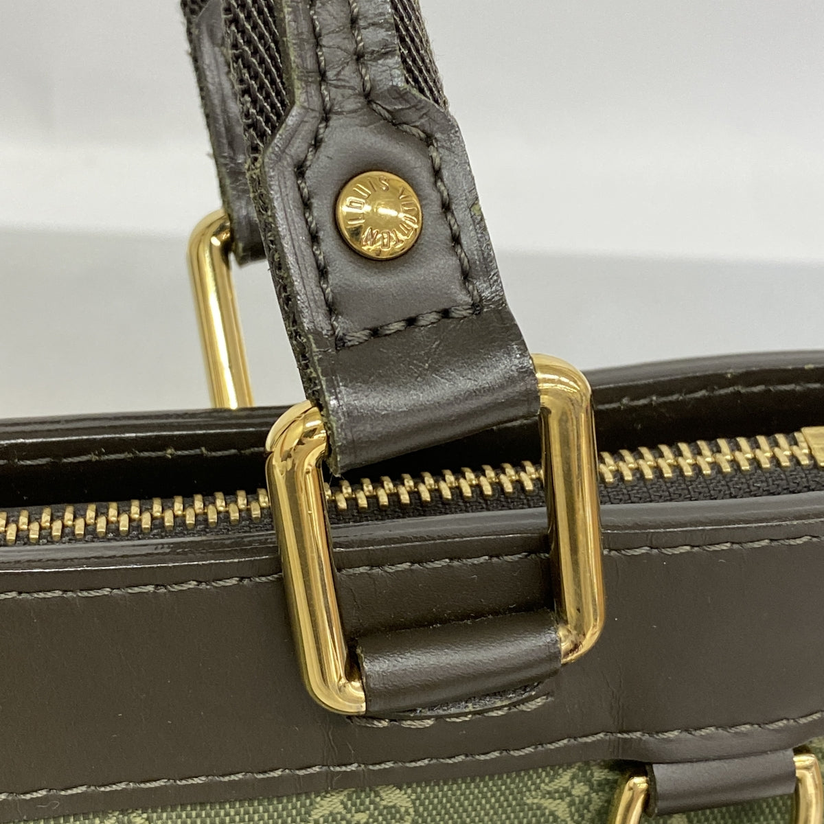 【6hb0264】ルイヴィトン ハンドバッグ モノグラム・ミニ ルシーユPM M92682 TSTカーキ【中古】レディース
