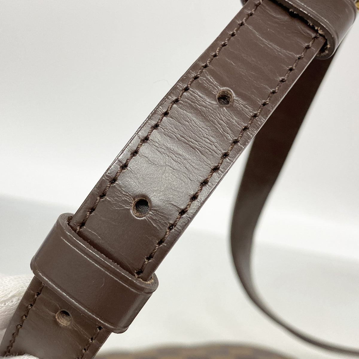 【6hb0265】ルイヴィトン ショルダーバッグ ダミエ ブルームズベリPM N42251 エベヌ【中古】レディース
