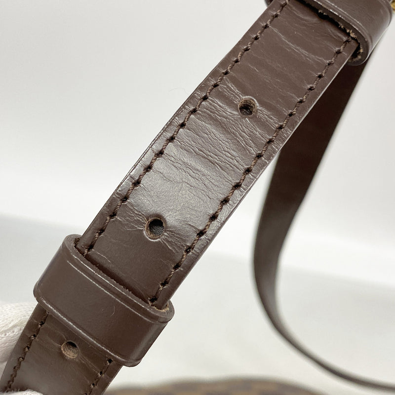 【6hb0265】ルイヴィトン ショルダーバッグ ダミエ ブルームズベリPM N42251 エベヌ【中古】レディース