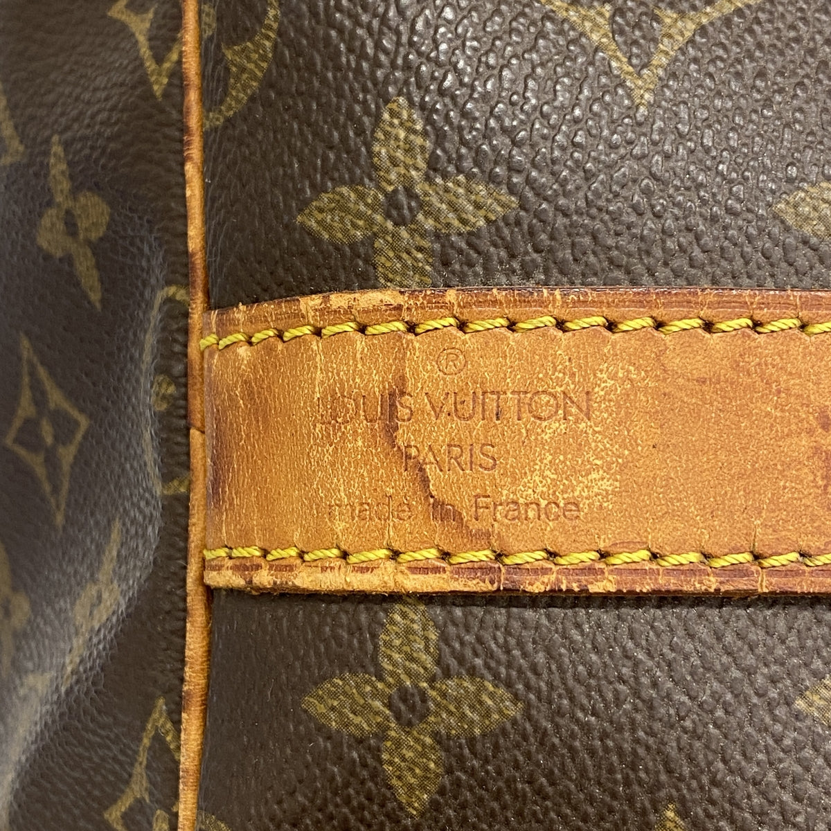 【6hb0268】ルイヴィトン ボストンバッグ モノグラム キーポルバンドリエール55 M41414 ブラウン【中古】メンズ レディース ユニセックス