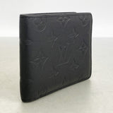 【6hb0269】ルイヴィトン 札入れ モノグラム･シャドウ ポルトフォイユミュルティプル M62901 ノワール【中古】メンズ