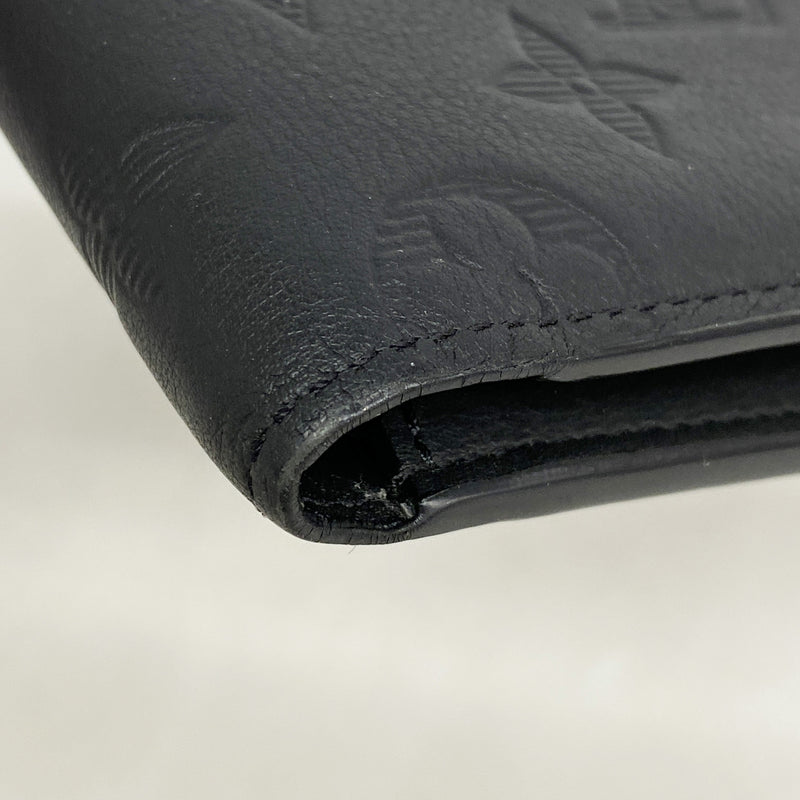 【6hb0269】ルイヴィトン 札入れ モノグラム･シャドウ ポルトフォイユミュルティプル M62901 ノワール【中古】メンズ