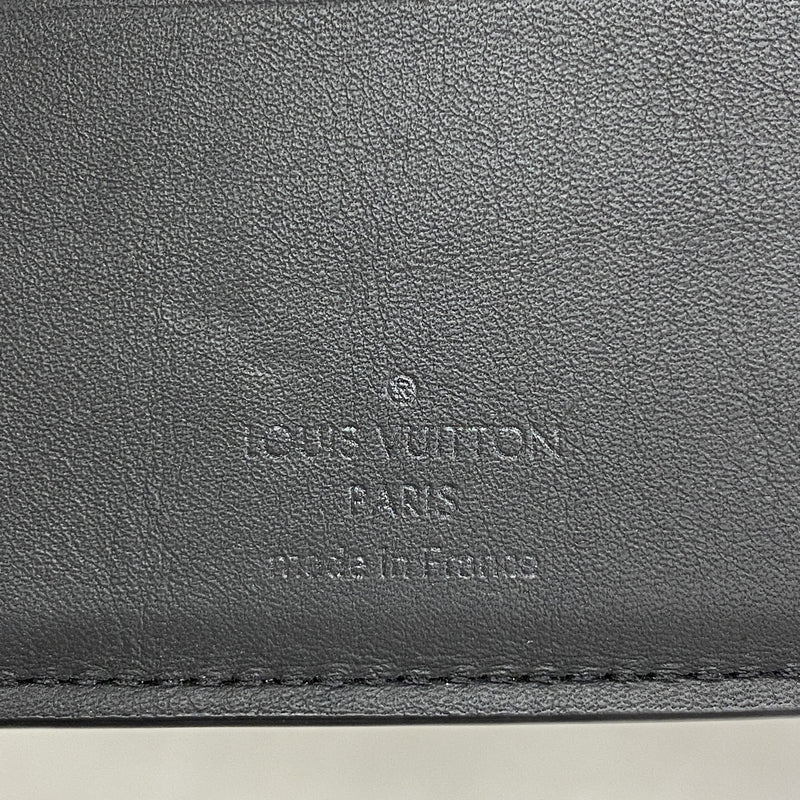 【6hb0269】ルイヴィトン 札入れ モノグラム･シャドウ ポルトフォイユミュルティプル M62901 ノワール【中古】メンズ