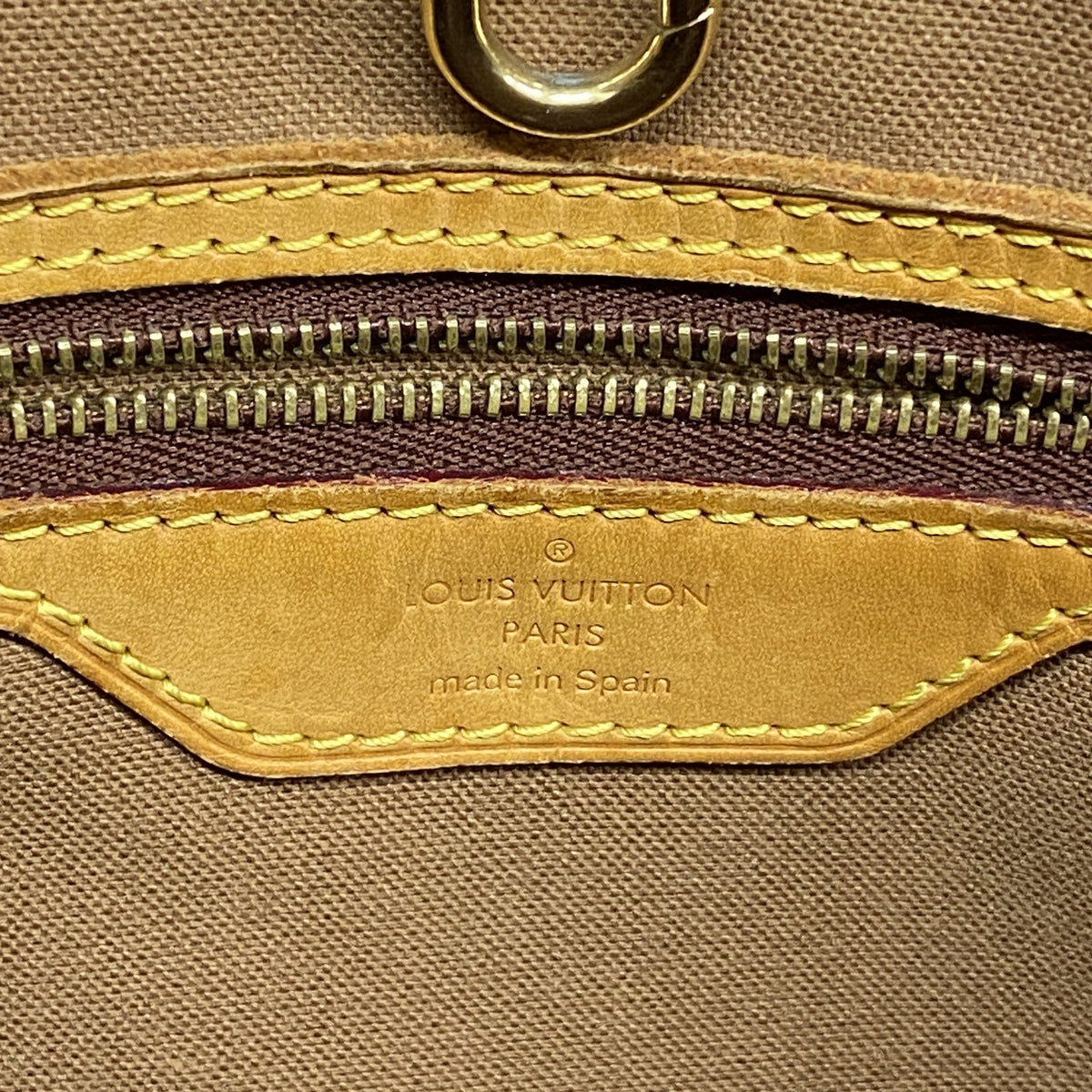 【6hb0272】ルイヴィトン トートバッグ モノグラム バティニョールオリゾンタル M51154 ブラウン【中古】レディース