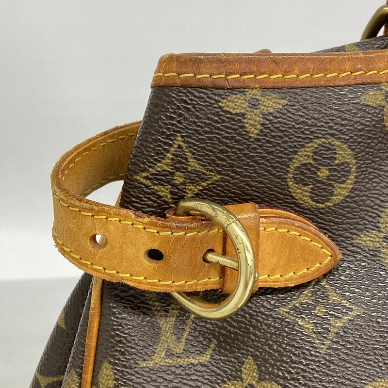 【6hb0272】ルイヴィトン トートバッグ モノグラム バティニョールオリゾンタル M51154 ブラウン【中古】レディース