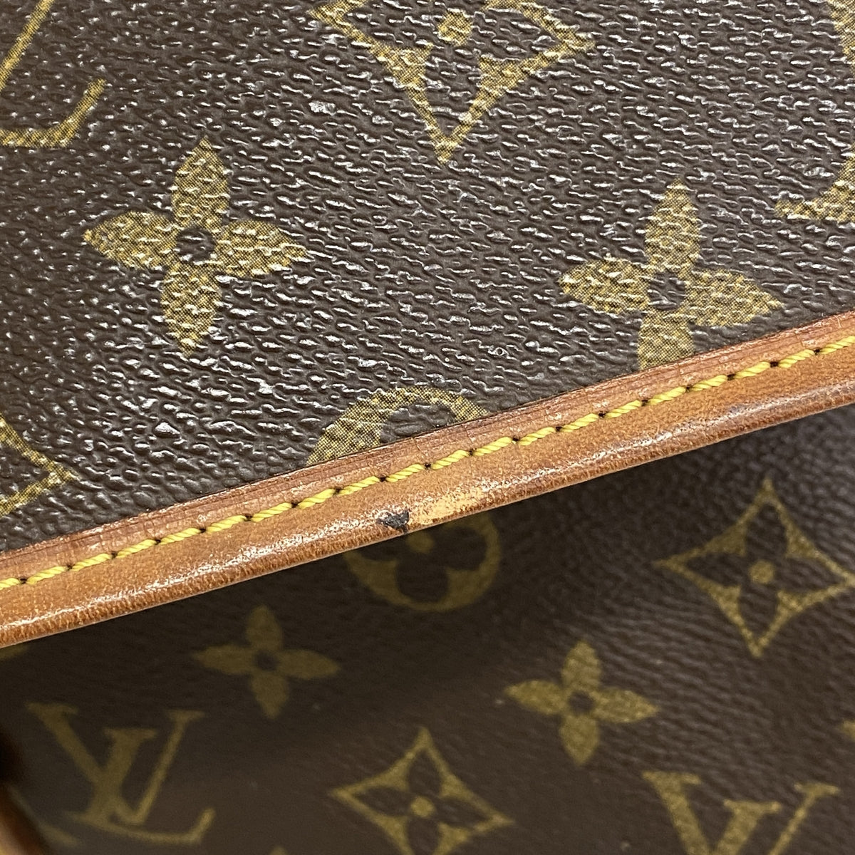 【6hb0273】ルイヴィトン ショルダーバッグ モノグラム ソミュール35 M42254 ブラウン【中古】レディース