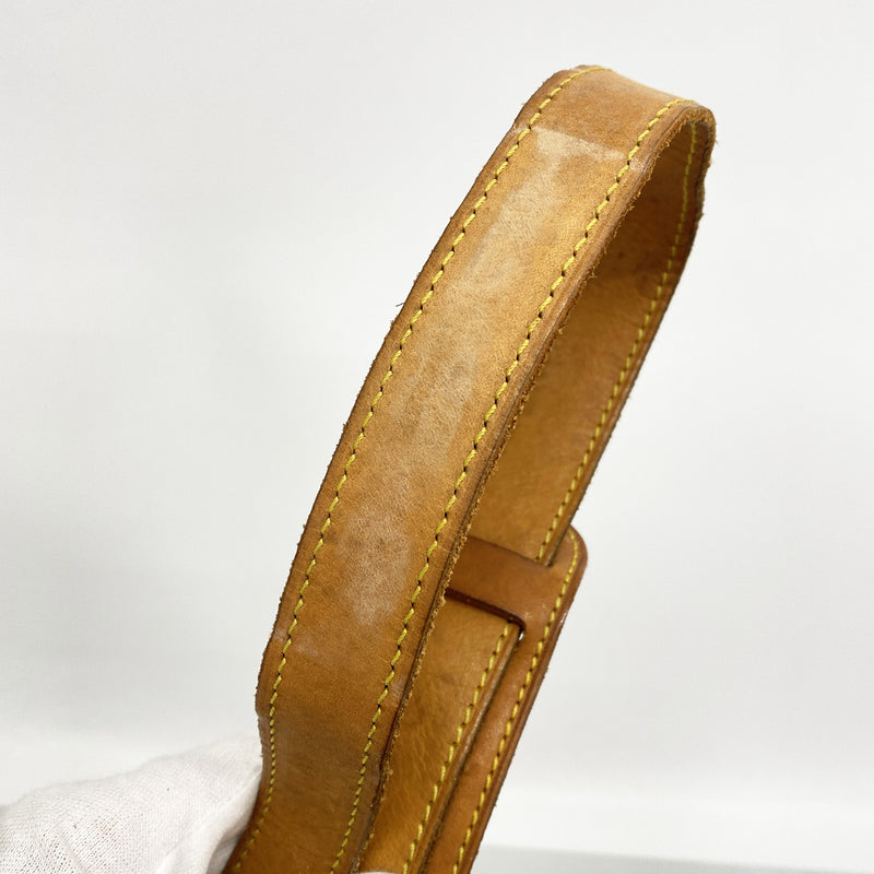【6hb0273】ルイヴィトン ショルダーバッグ モノグラム ソミュール35 M42254 ブラウン【中古】レディース