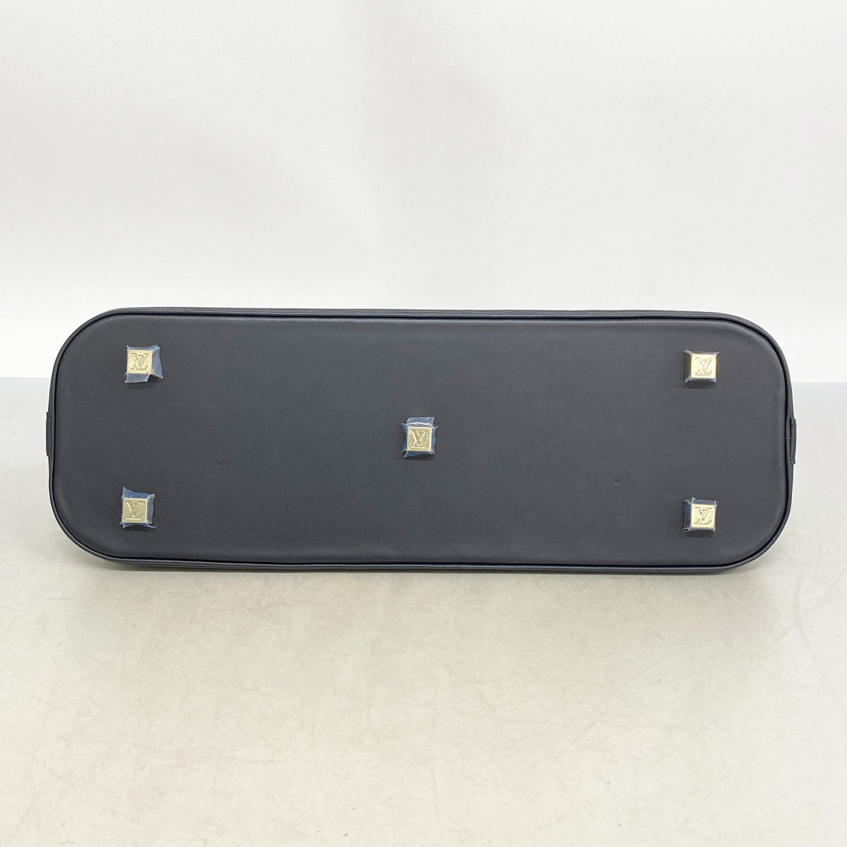 【6hb0276】ルイヴィトン ハンドバッグ モノグラム・ミニ アルマロン M92205 ブルー【中古】レディース
